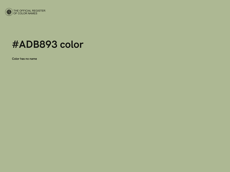 #ADB893 color image