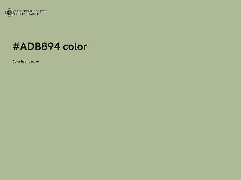 #ADB894 color image