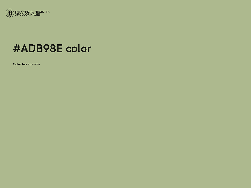 #ADB98E color image