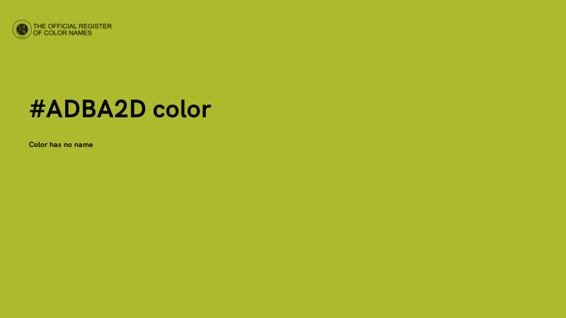 #ADBA2D color image
