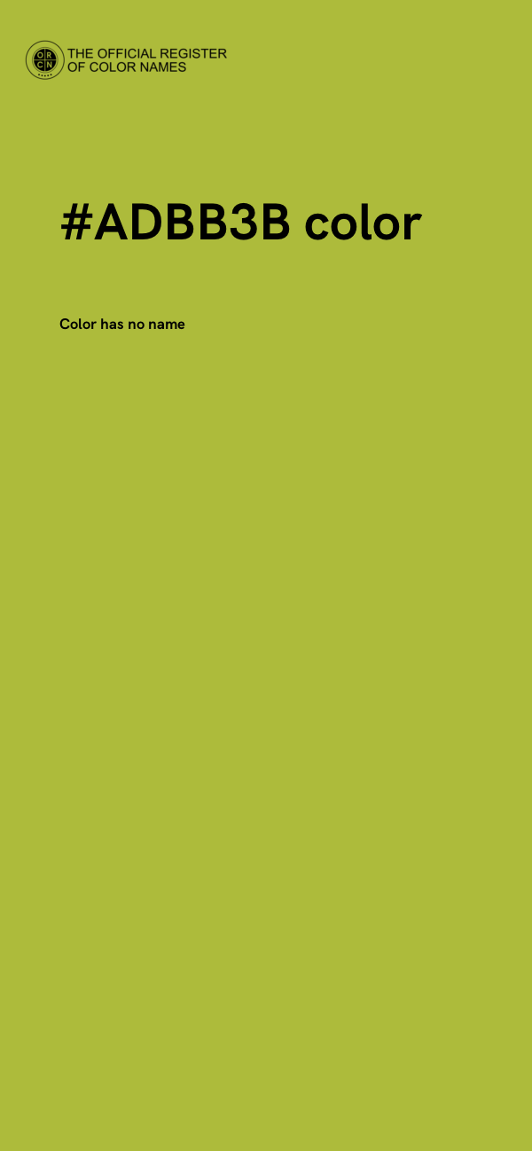 #ADBB3B color image