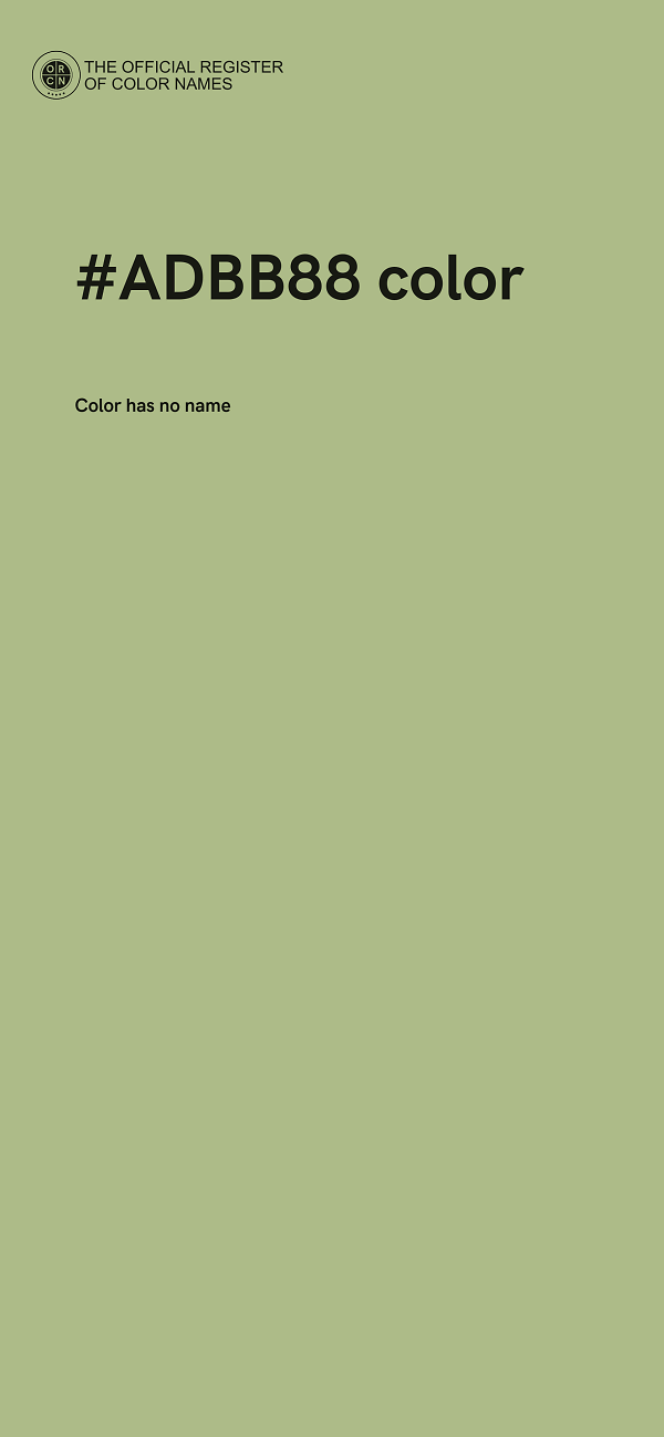 #ADBB88 color image