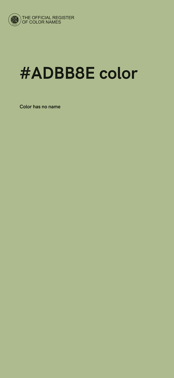 #ADBB8E color image