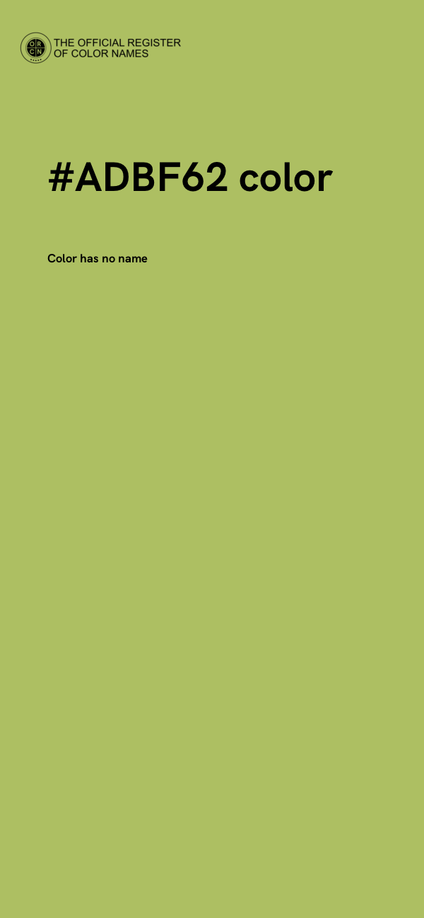#ADBF62 color image