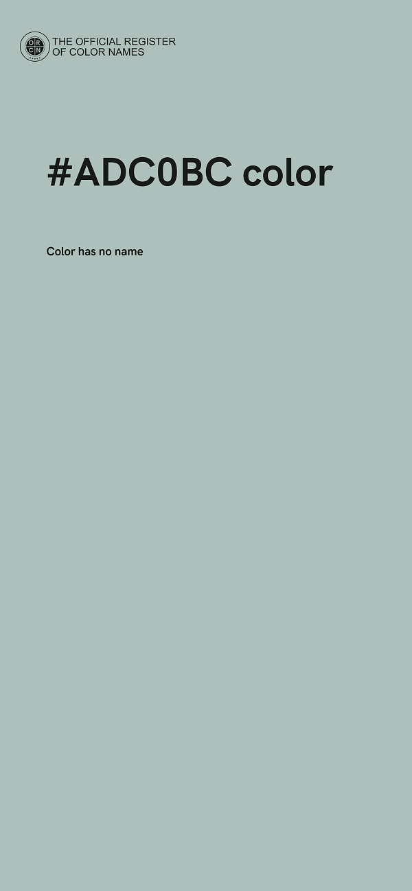 #ADC0BC color image