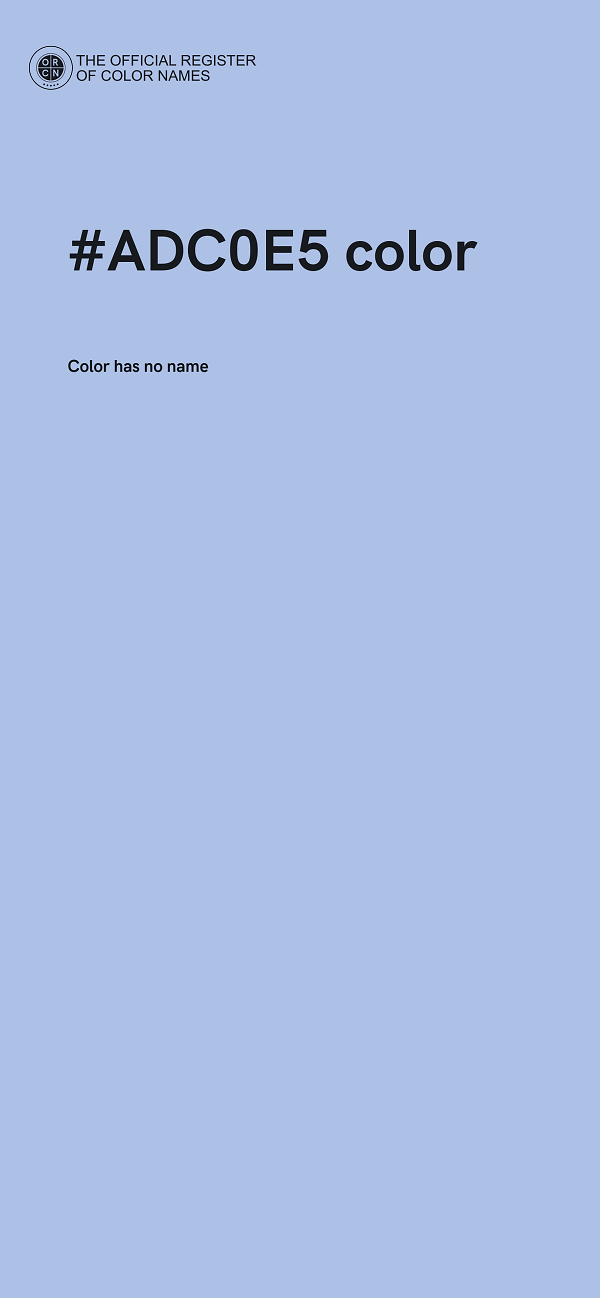 #ADC0E5 color image