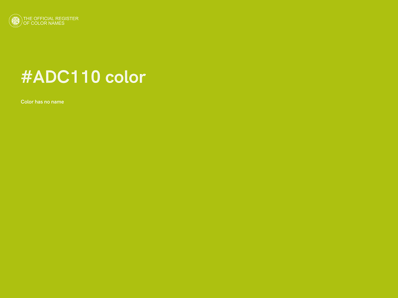 #ADC110 color image