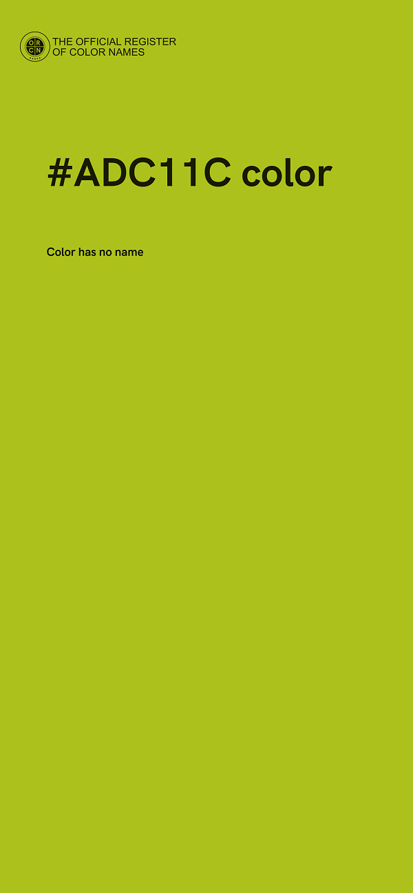 #ADC11C color image