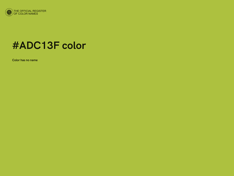 #ADC13F color image