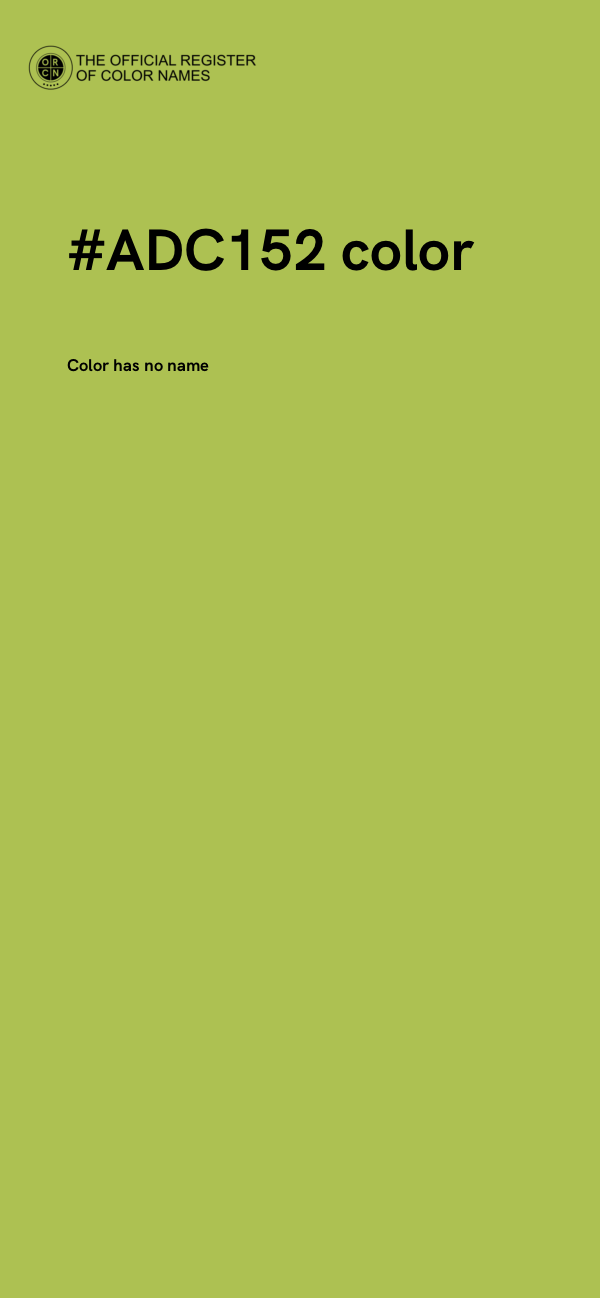 #ADC152 color image