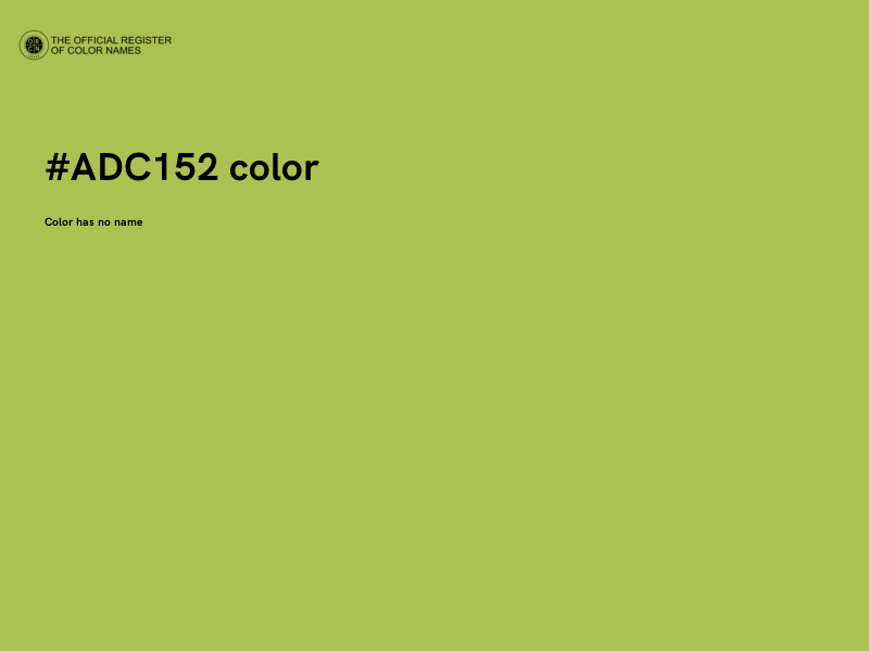 #ADC152 color image