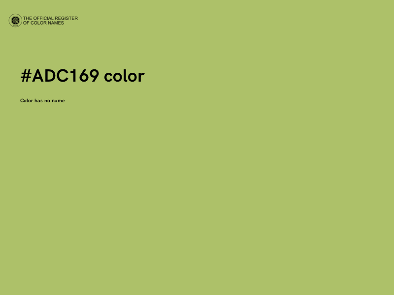 #ADC169 color image