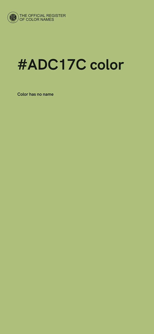 #ADC17C color image