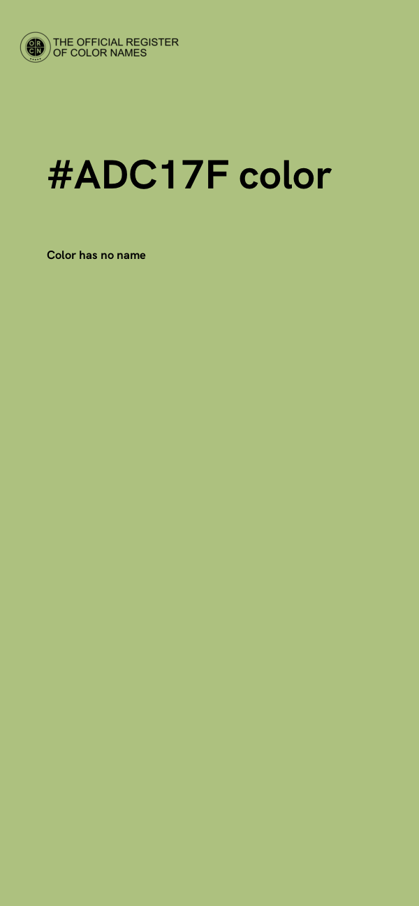 #ADC17F color image