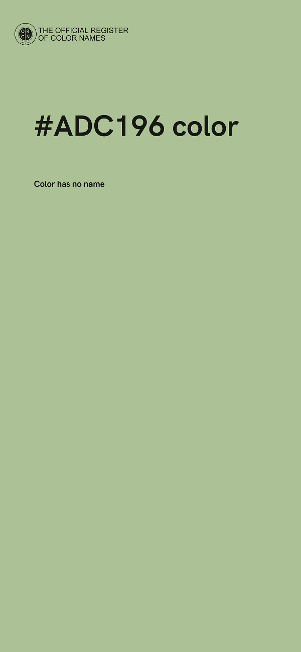 #ADC196 color image