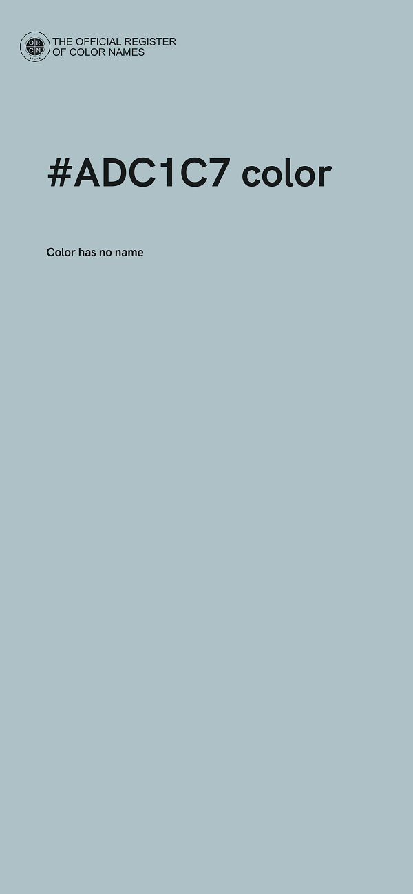 #ADC1C7 color image