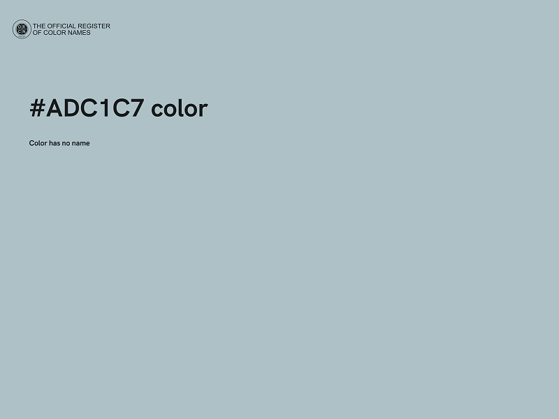 #ADC1C7 color image