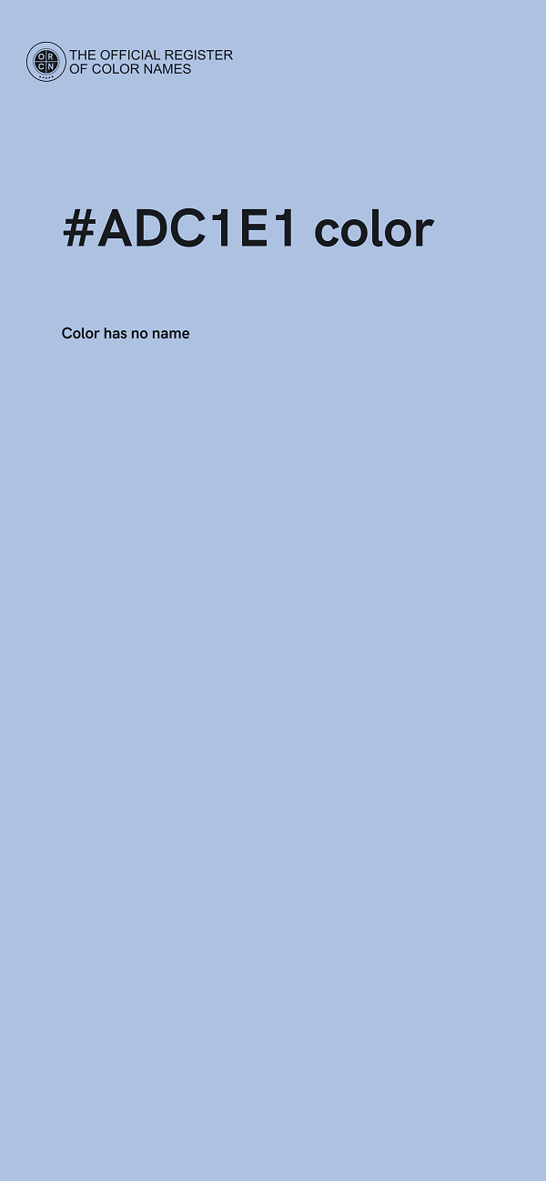 #ADC1E1 color image
