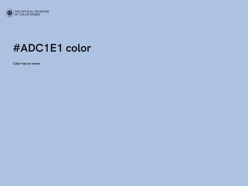 #ADC1E1 color image