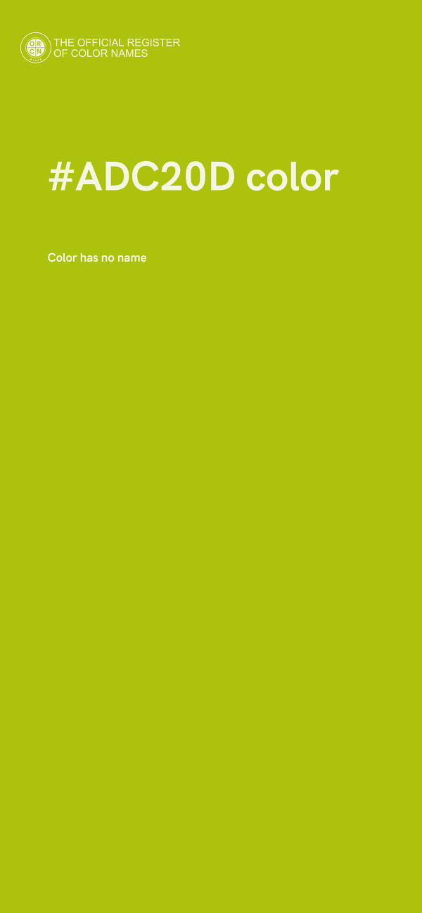 #ADC20D color image