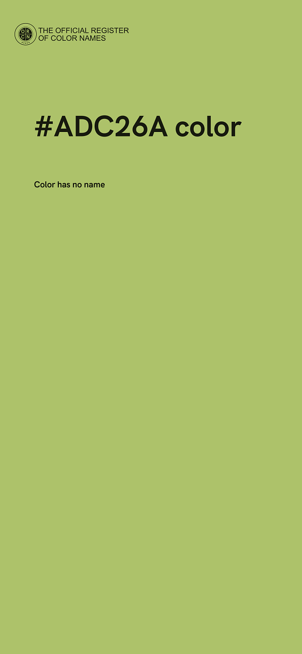 #ADC26A color image