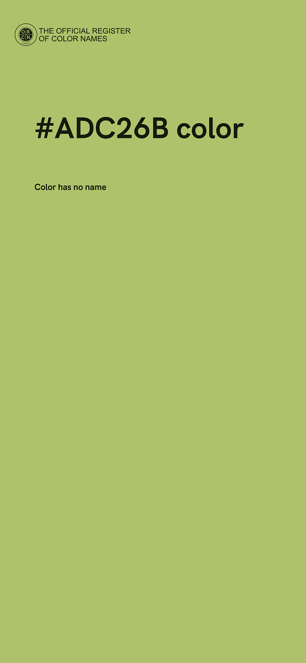 #ADC26B color image