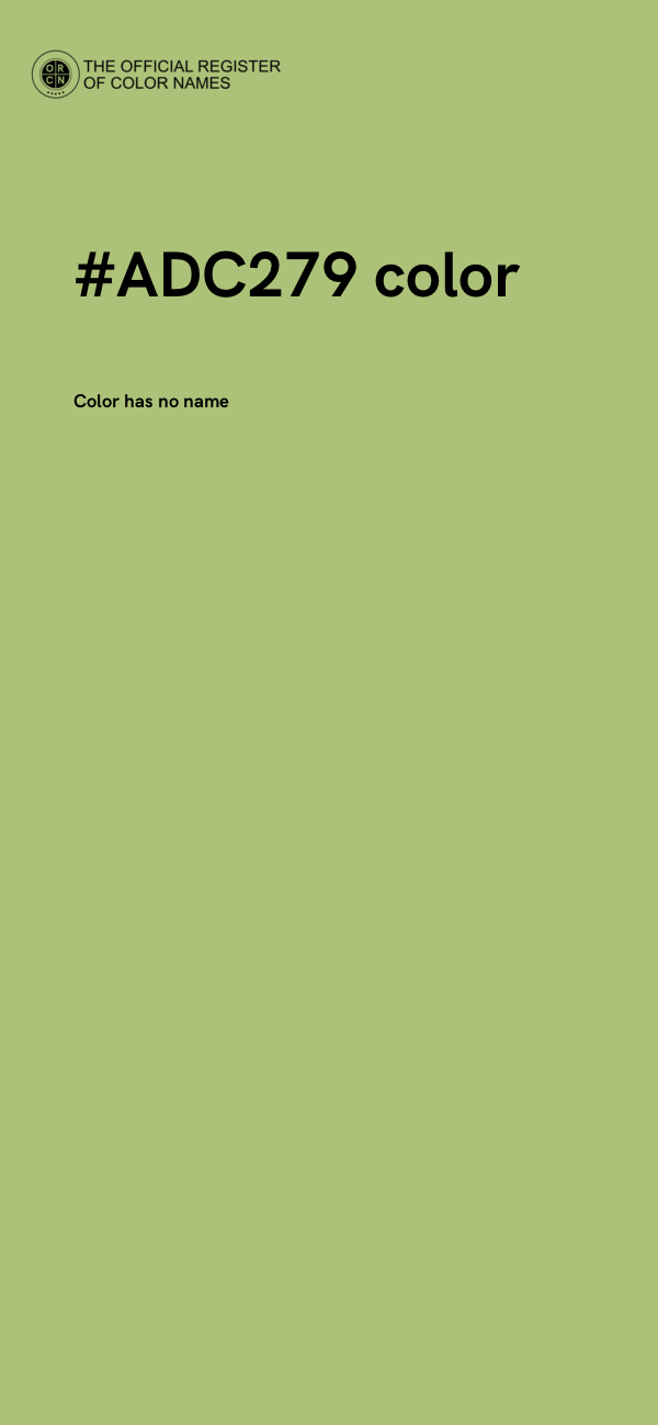 #ADC279 color image