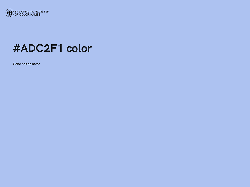 #ADC2F1 color image