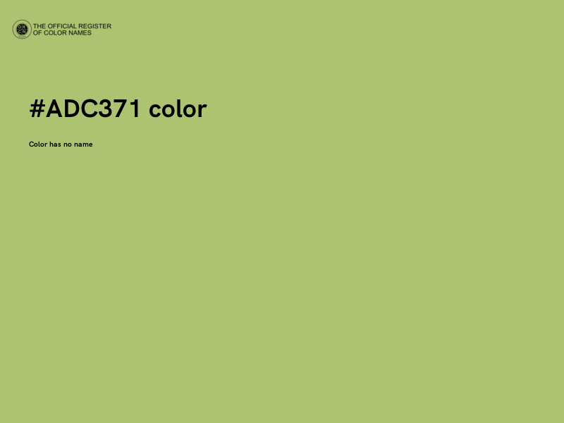 #ADC371 color image