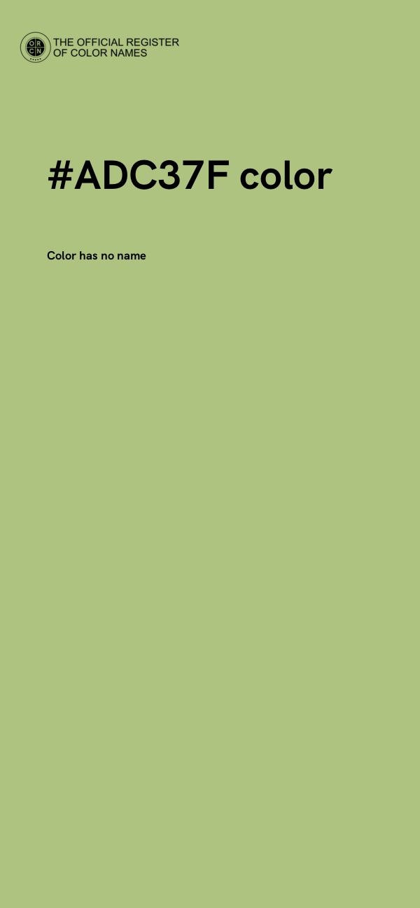 #ADC37F color image