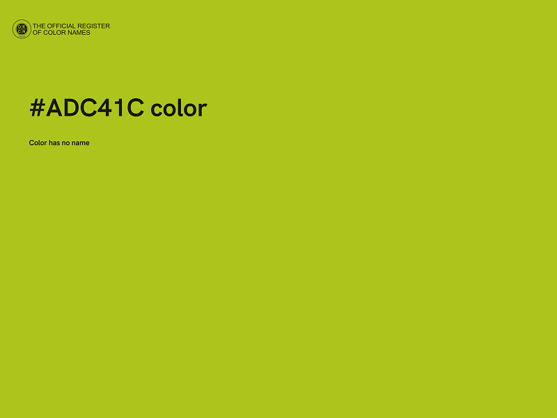 #ADC41C color image