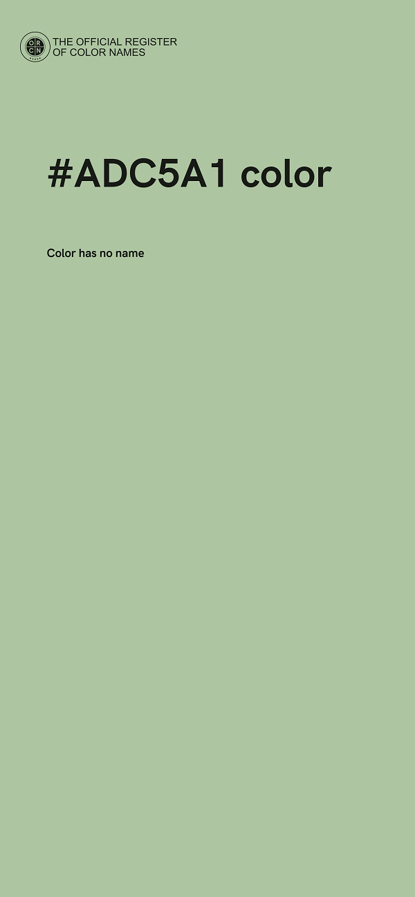 #ADC5A1 color image