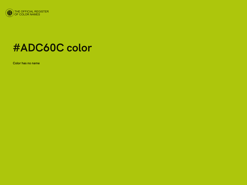 #ADC60C color image