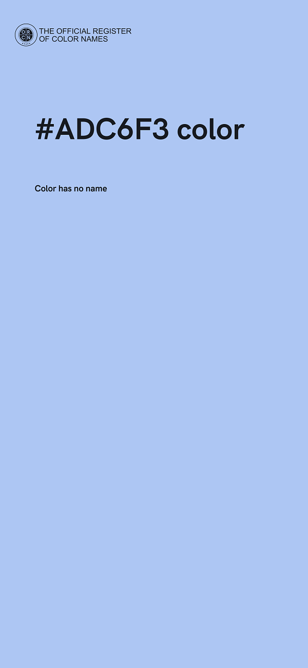 #ADC6F3 color image