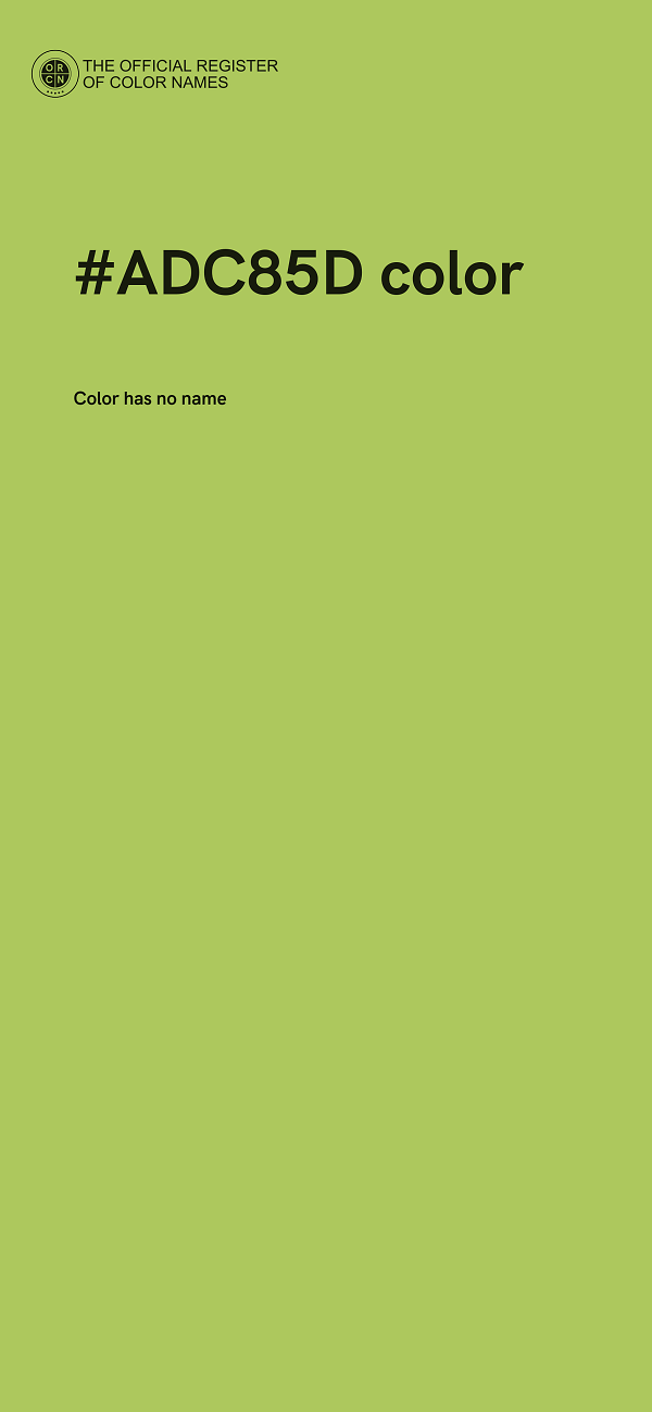 #ADC85D color image