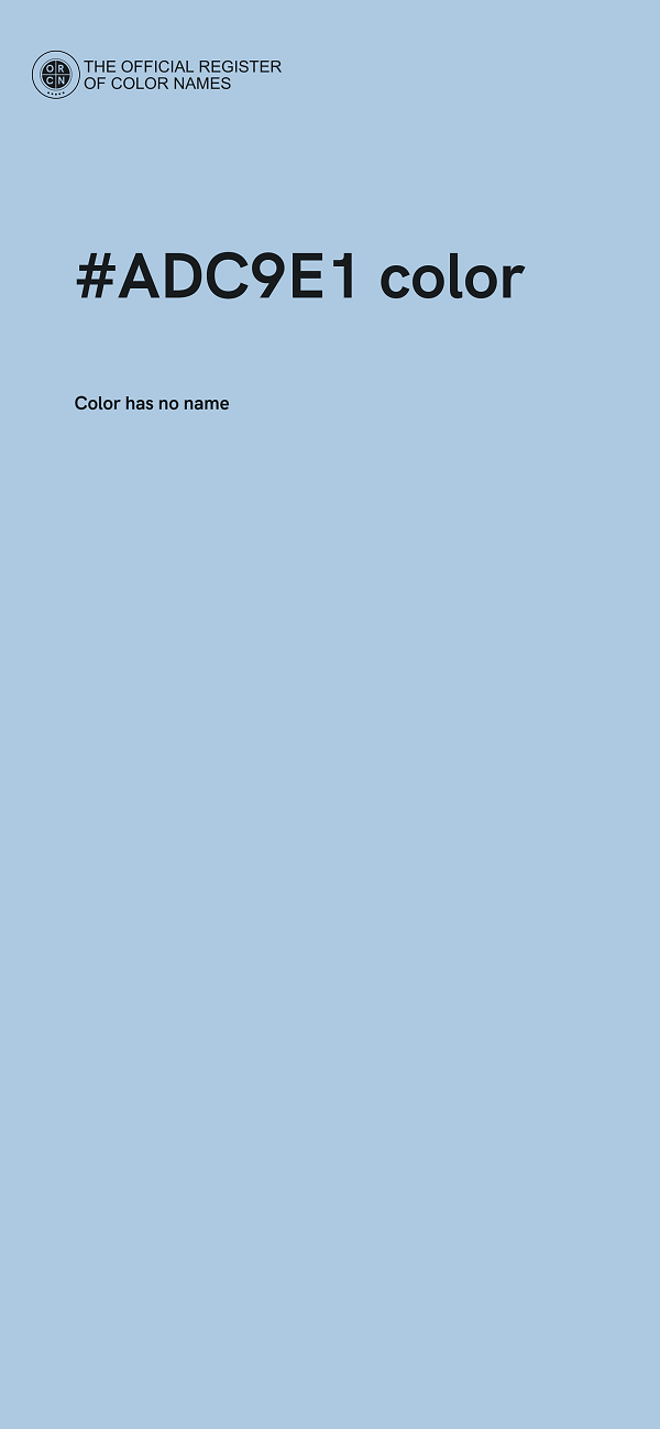 #ADC9E1 color image