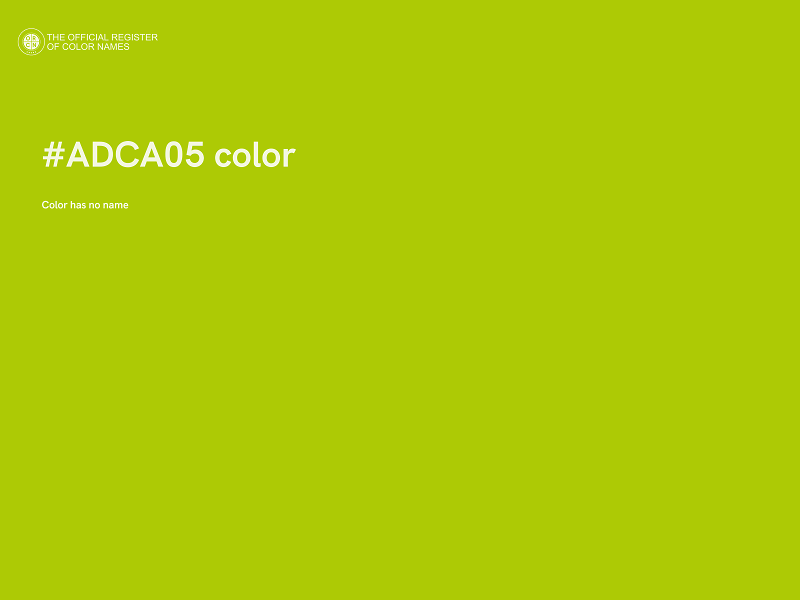 #ADCA05 color image