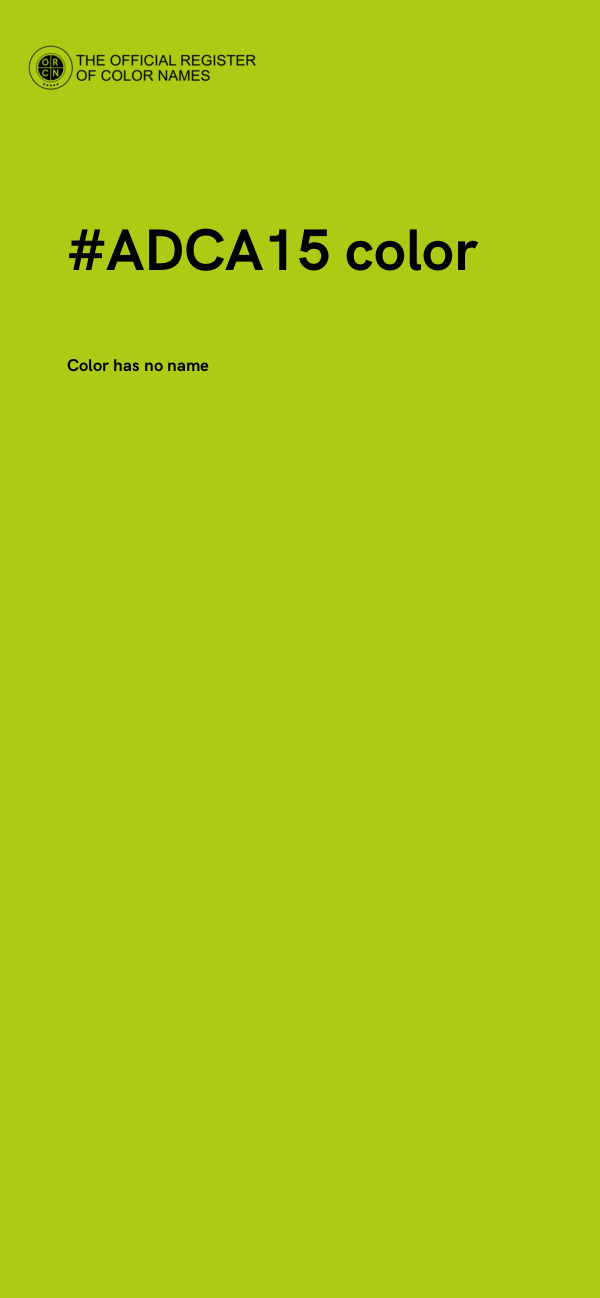 #ADCA15 color image