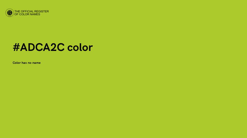 #ADCA2C color image