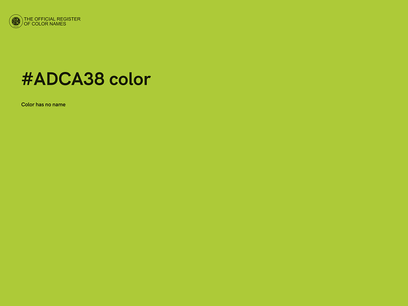 #ADCA38 color image