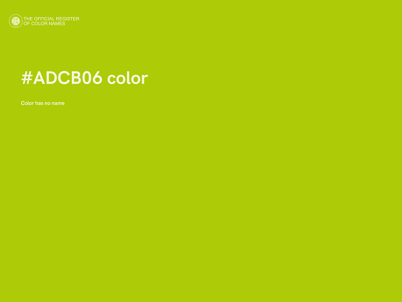 #ADCB06 color image