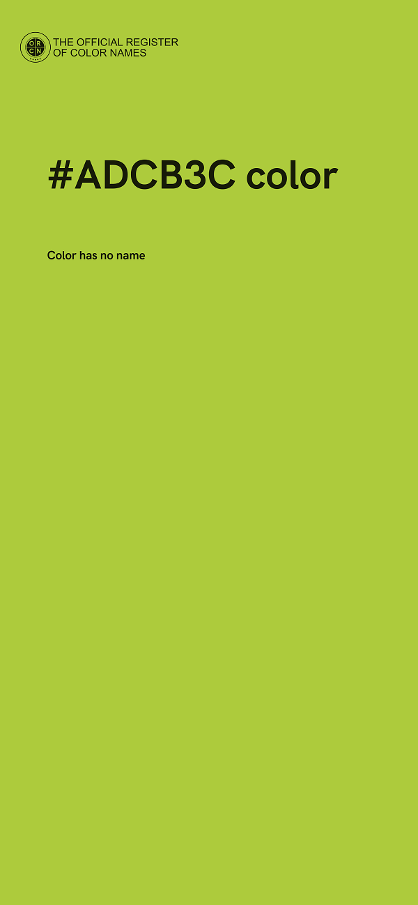 #ADCB3C color image