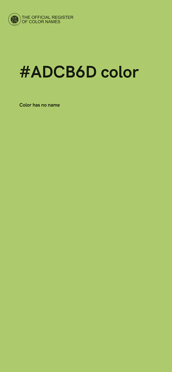 #ADCB6D color image