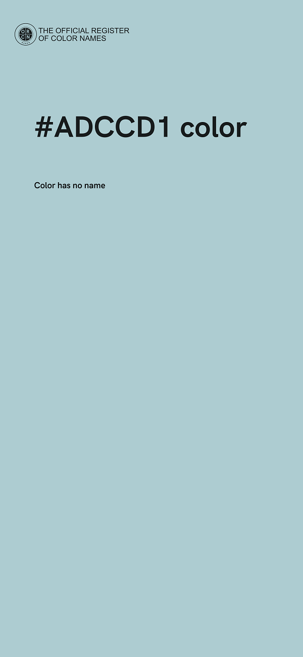 #ADCCD1 color image