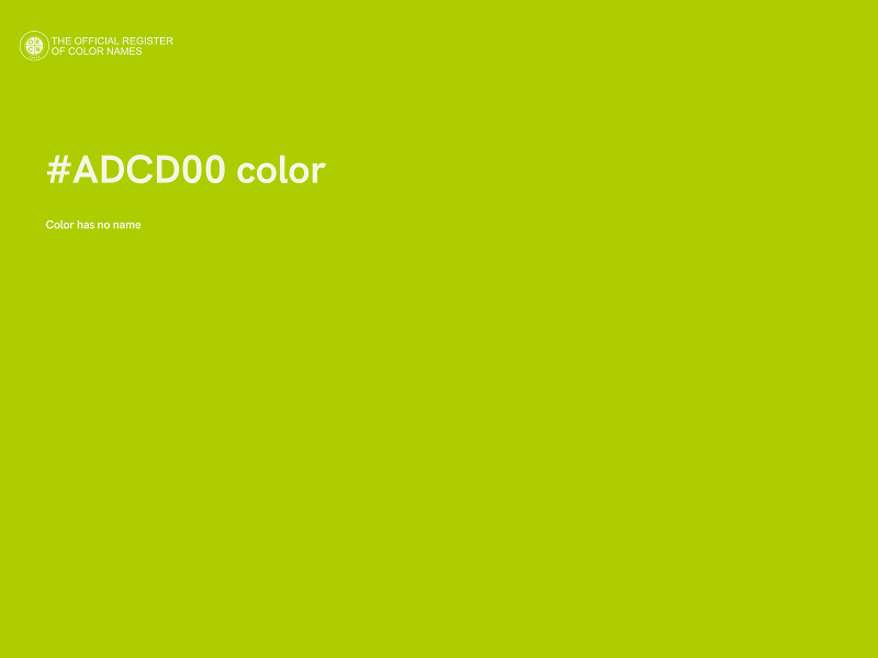 #ADCD00 color image