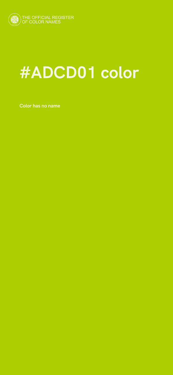 #ADCD01 color image