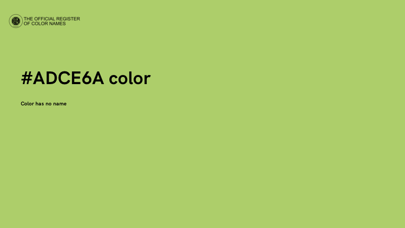 #ADCE6A color image