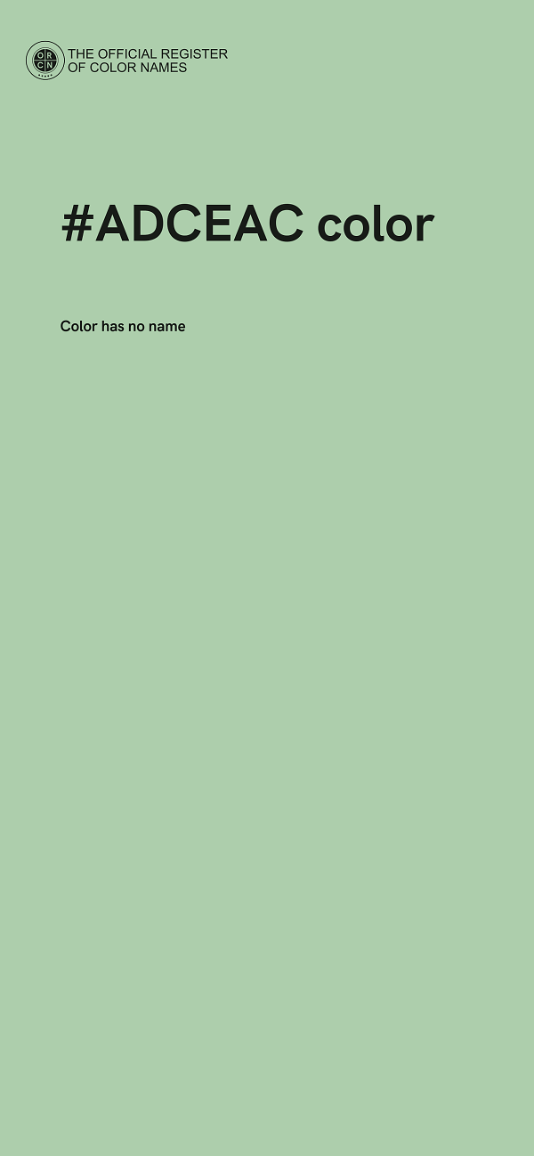 #ADCEAC color image