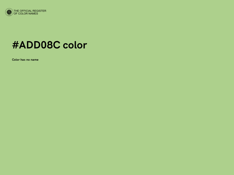 #ADD08C color image