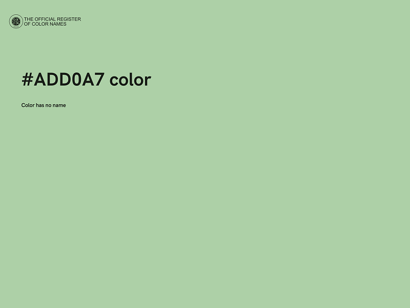 #ADD0A7 color image